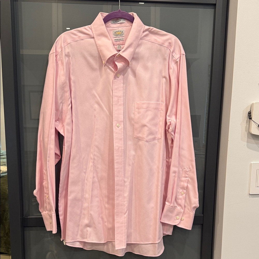Classic Pink Dress Shirt for Men